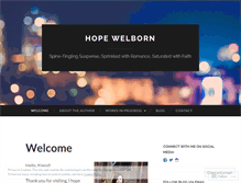 Tablet Screenshot of hopewelborn.com